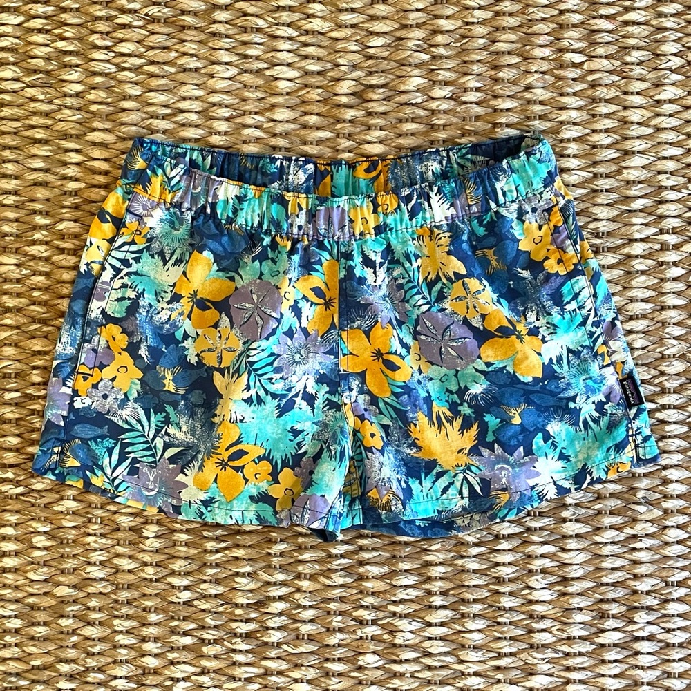 Patagonia Barely Baggies Shorts Neo Tropics Blue M